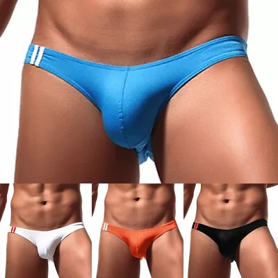 Men Mini Boxer Briefs Underwear Posing Pouch Bikini Mini Boxers Thong Trunks • £8.99
