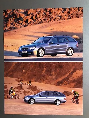 2001 Mercedes-Benz C-Class Estate Wagon Press Photo Foto RARE!! Awesome L@@K • $7.95