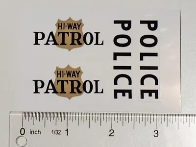 Tonka Hi-way Patrol Stickers For Vintage Tonka Trucks Or Vans • $4.99