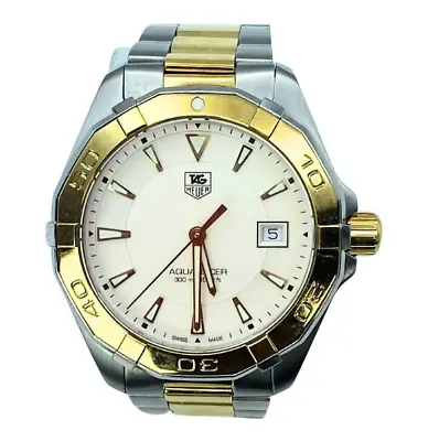 Tag Heuer WAY1120 Aquaracer Two Tone • $1099