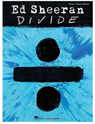 Ed Sheeran Divide Piano Vocal Guitar Songbook • $30