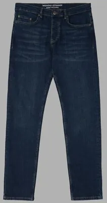 Weekend Offender Men's Tapered Fit Jeans Dark Vintage - Denim • £24