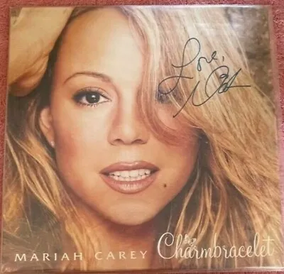 $500 • Buy Mariah Carey *SIGNED* Charmbracelet 12 Inch Vinyl Record Double LP 