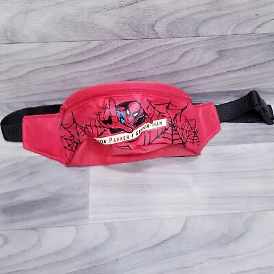 FE] MARVEL PETER PARKER Spider-Man Fanny Pack Waist Pack Belt Bag • $9.99