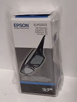 New Sealed Epson ELPGS03 RF 3D Glasses 2000 2030 3020e 5020UBe 5030UBe • $44