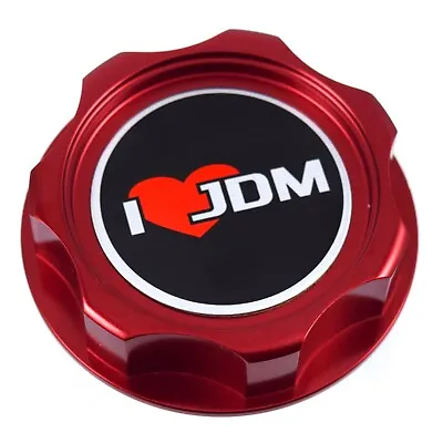 New Red I Love JDM Billet Oil Cap For Nissan Infiniti Nismo GTR 350z 370z 240SX • $53.81