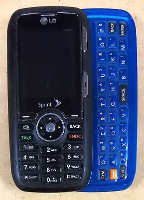 LG Rumor LX260 - Black And Blue ( Sprint ) Very Rare CDMA Slider Phone • $56.09