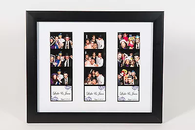 Photo Booth Picture Frame For 3 Photo Booth Strips White Mat 8x10 No Frame • $5