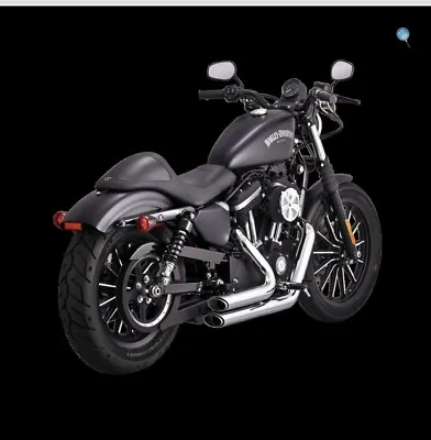 Genuine Vance & Hines 17233 Shortshots Staggered Exhaust Harley Softail 2018-23 • $549.99