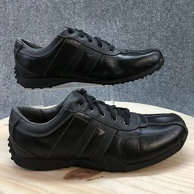 Mossimo Supply Co Shoes Mens 13 Casual Sneakers 098001179 Black Leather Lace Up • $19.99