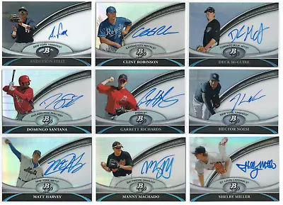 2011 Bowman Platinum Prospect Autograph Refractors RC Auto - Pick Any • $80