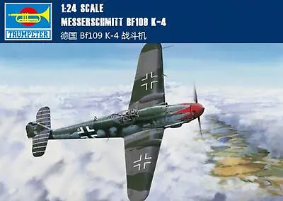 Trumpeter 1/24 02418 Luftwaffe Bf-109 K-4 • $85.05