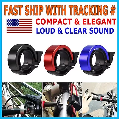 ALUMINUM BIKE BELL Mountain Road Bicycle Sound Handlebar Alarm Ring Frame Safety • $4.95