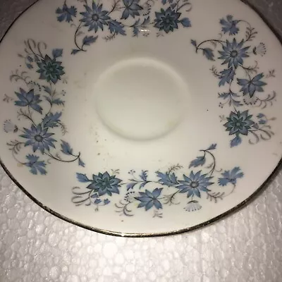 Vintage Colclough Braganza Blue Floral Saucer VGC • £1.79