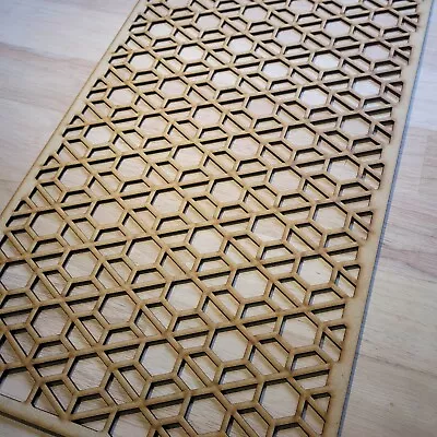 Arabic Honeycomb Decorative Screen Radiator Cabinet Panel 2FT X 4FT 3mm 6mm 0104 • £24.65