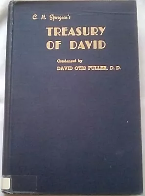 C. H. Spurgeon's Treasury Of David Volume II Condensed By D Fuller (1940 HC) • $15.99