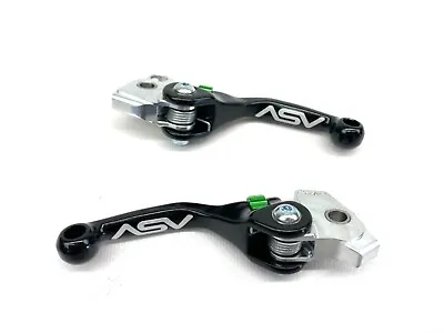 ASV F4 Brake & Clutch Levers Shorty Black 2019-2023 KX450/X 2021-2023 KX250/X • $199