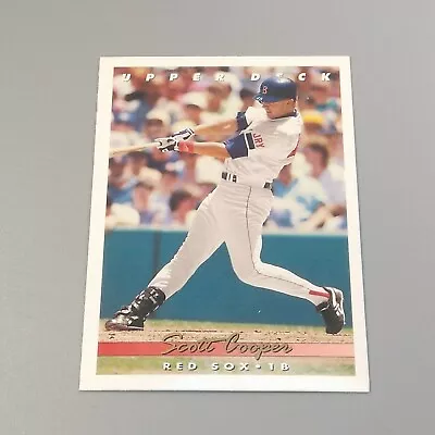 1992 Upper Deck Baseball Card #57 Scott Cooper VG+ (B10) • $1.36