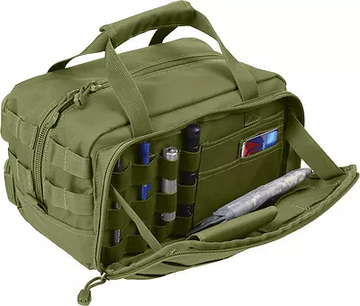 Olive Drab Tactical Mechanics Tool Bag MOLLE Carry All Day Work Gear Bag • $41.99