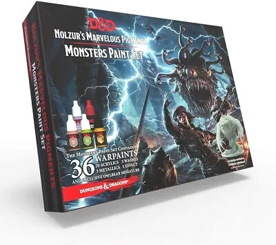 Army Painter D&D Nolzur's Marvelous Pigments Monsters Paint Set Model Miniatures • $106.80