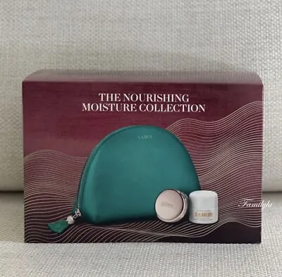 La Mer The Nourishing Moisture Collection- Moisturizing Cream/Lip Balm/Pouch 🎁 • $120