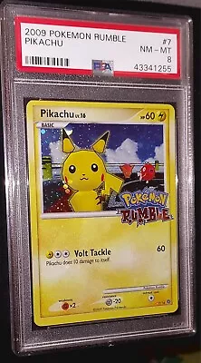 Pokemon Rumble- Pikachu- 7/16- PSA 8 Graded- Rare- Near Mint-PLUS Condition!!!!! • $124.99