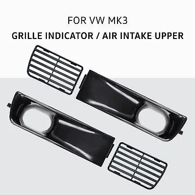 Indicator Grille Air Intake Upper Bumper For VW MK3 Golf Jetta Vento GTI VR6 • $74.16