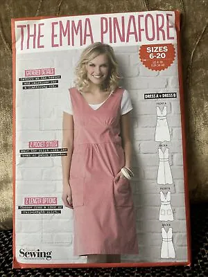 Simply Sewing Pattern For The Emma Pinafore Long Maxi Option Sizes 6-20 New • £5