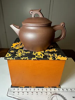 Chinese Zisha (purple Sand) Rabbit Sculpture Yixing Teapot • $103