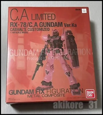 METAL COMPOSITE RX-78/C.A GUNDAM Ver Ka CASVAL'S CUSTOM GUNDAM FIX FIGURATION  • $238