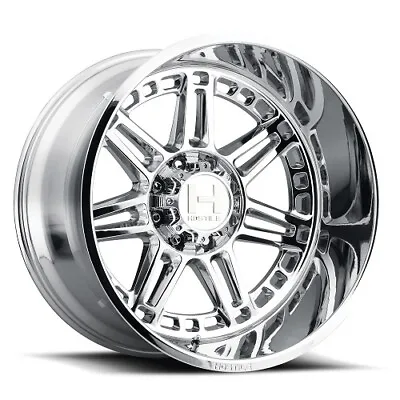 20x9 Hostile H124 Lunatic Armor Plated (Chrome) Wheels 6x135 (12mm) Set Of 4 • $1320.48