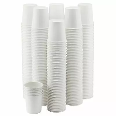 100 Pack White Hot Paper Sampling Cups For Espresso Coffee Tea Beverage 4 Oz. • $13.95