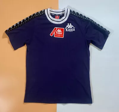 Kappa Authentic Anchen T-Shirt | Navy |  Short Sleeve | Crew Neck | Size S • £18.79