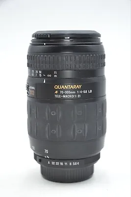 Lens: Quantaray AF 70-300mm 1:4-5.6 LD Tele-Macro ~ Pentax KAF Mount • $24.99
