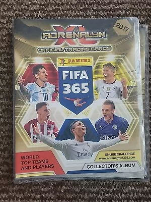 Panini Fifa 365 2017 Part Complete Binder Includes Gold Messi N Signature Cards • £8.99