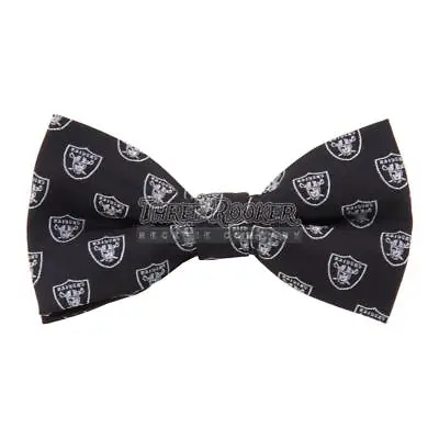 Raiders Bow Ties FREE SHIPPING Pre-tied Oakland Raiders Bow Tie NWT • $20