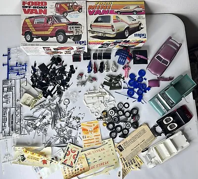 Vintage Model Car Junkyard Lot - 200+ Parts Empty Boxes Collectible Hobbyist F • $157.49