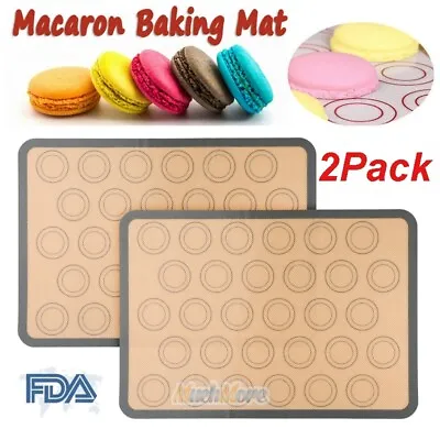 Silicone Baking Mat Nonstick Heat Resistant Liner Oven Sheet Macaron Cake Cookie • $10.99