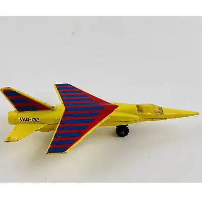 Matchbox 1973 Sky Busters SB-4 Mirage F1 Yellow RARE Diecast Red Blue VAQ-132 • $15