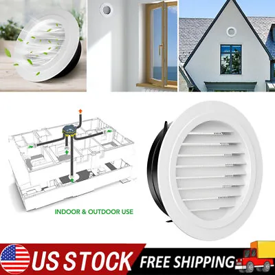 3/4/5/6/8inch Air Vent Grille  Air Grill Cover For Boat RV Bathroom  Home US • $8.59