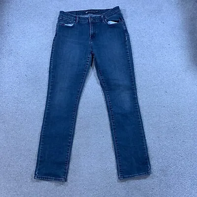 LEVI'S Demi Curve Jeans Womens (31 Inch Waist) (30 Inch Leg) Slim Fit Blue • £12.99