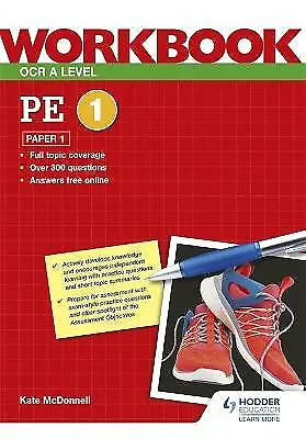 OCR A Level PE Workbook: Paper 1 By Kate McDonnell (Paperback 2021) • £13.39