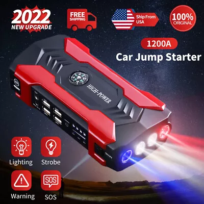 12Volt Car Jump Starter Start Dead Battery Booster Jumper Box Charger Power Bank • $69.23