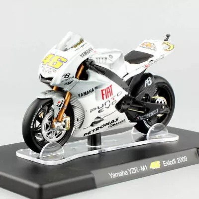 1/18 Scale YAMAHA YZR-M1 Estoril 2009 Rossi #46 MotoGP Motorcycle Model Toy Bike • £26.39