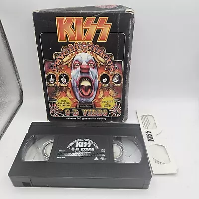 KISS Psycho Circus Boxed 3D Video VHS And Glasses 1998 • $12.99