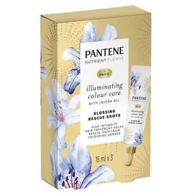 Pantene Pro V Nutrient Blends Illuminating Colour Care Treatment 45ml (15ml X 3) • $8.99