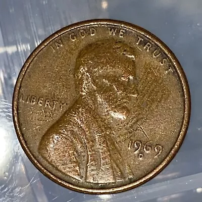 1969-S 1C RD Lincoln Cent • $600