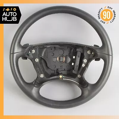 03-09 Mercedes R230 SL550 CLK550 Steering Wheel W/ Paddle Shifters Black OEM 68k • $269.75