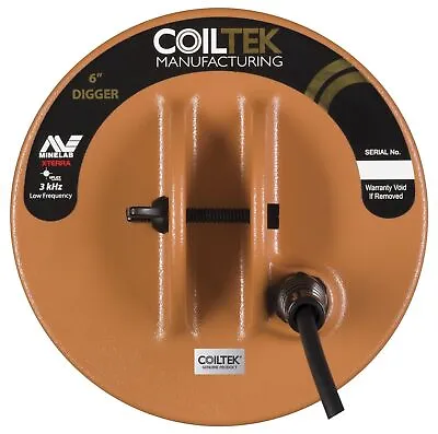 Coiltek 6  Digger 3kHz Low Frequency Coil For Minelab X-Terra Detector C04-0013 • $260.37