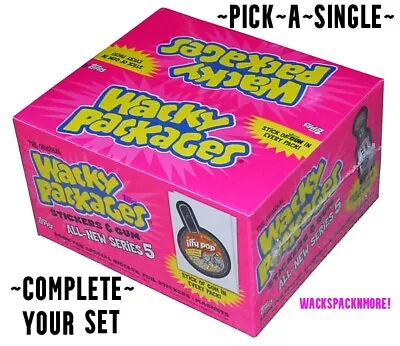 2007 Wacky Packages All New Series 5 {ANS5} ~PICK~A~SINGLE~ Sticker Card • $1